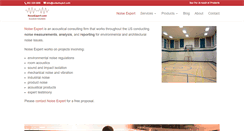 Desktop Screenshot of noiseexpert.com